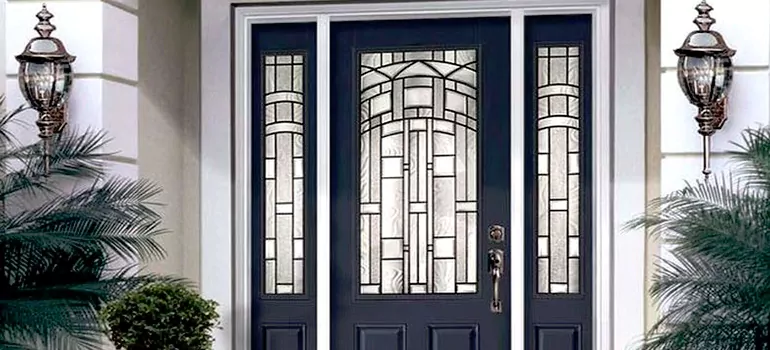 Stained Glass Door Panels in Orlando, FL